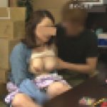 【個人撮影】成城石●　美巨乳47歳　GW休みで生アクメ勤務【素人　顔出し】